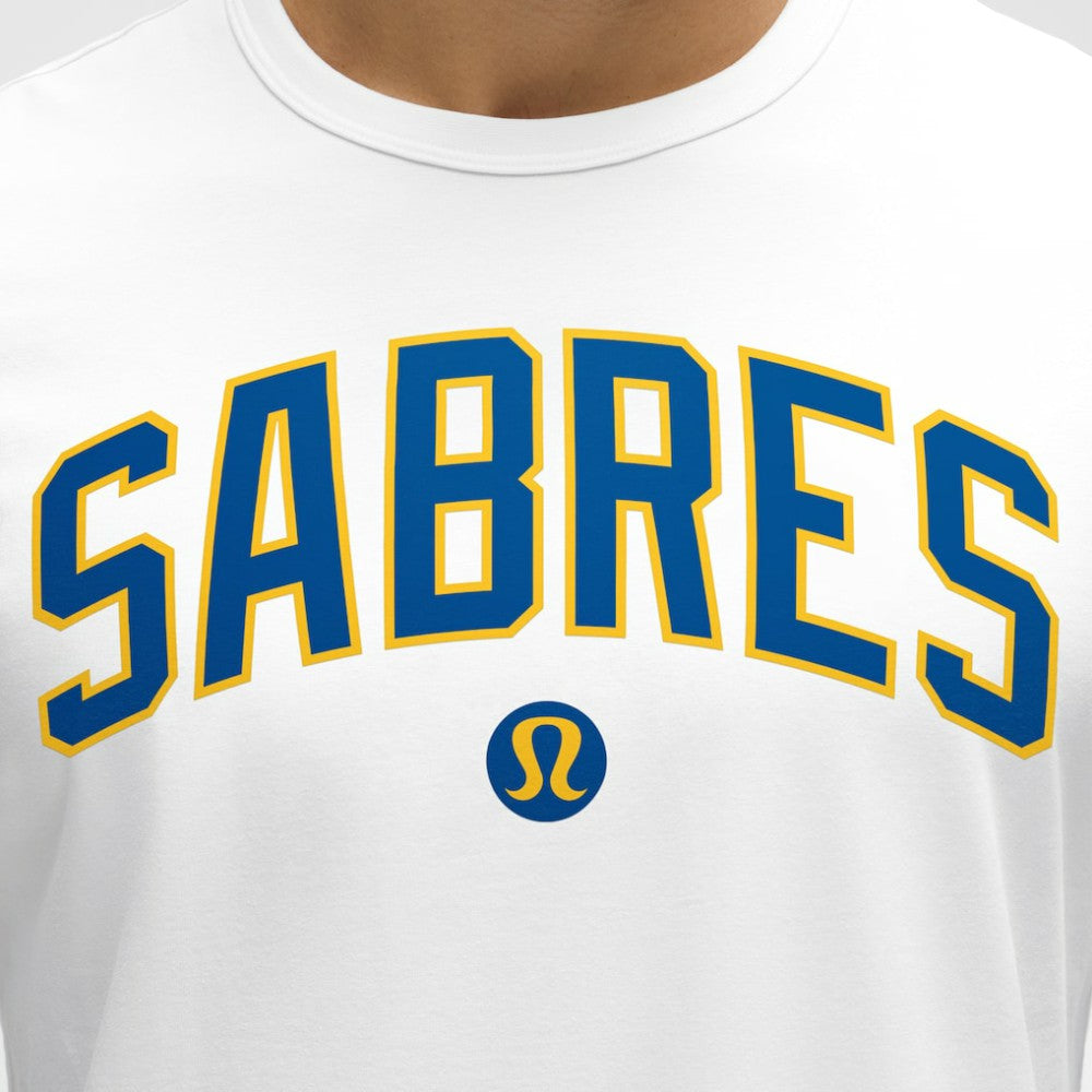 Buffalo Sabres - lululemon Organic Cotton Classic-Fit T-Shirt White
