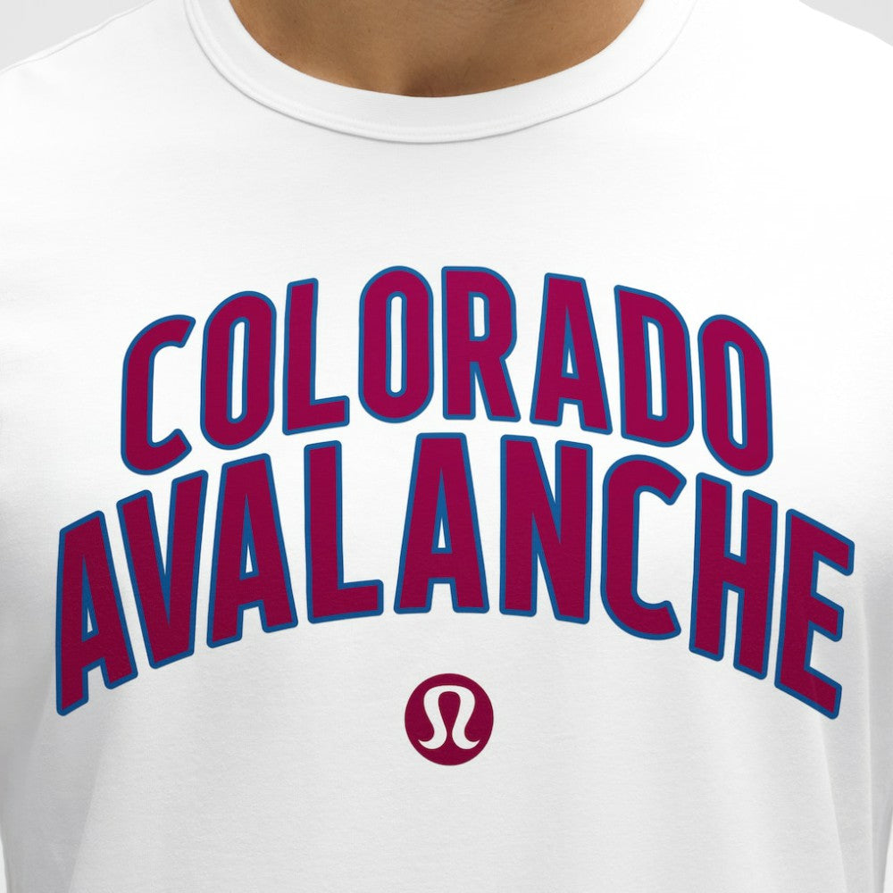 Colorado Avalanche - lululemon Organic Cotton Classic-Fit T-Shirt White