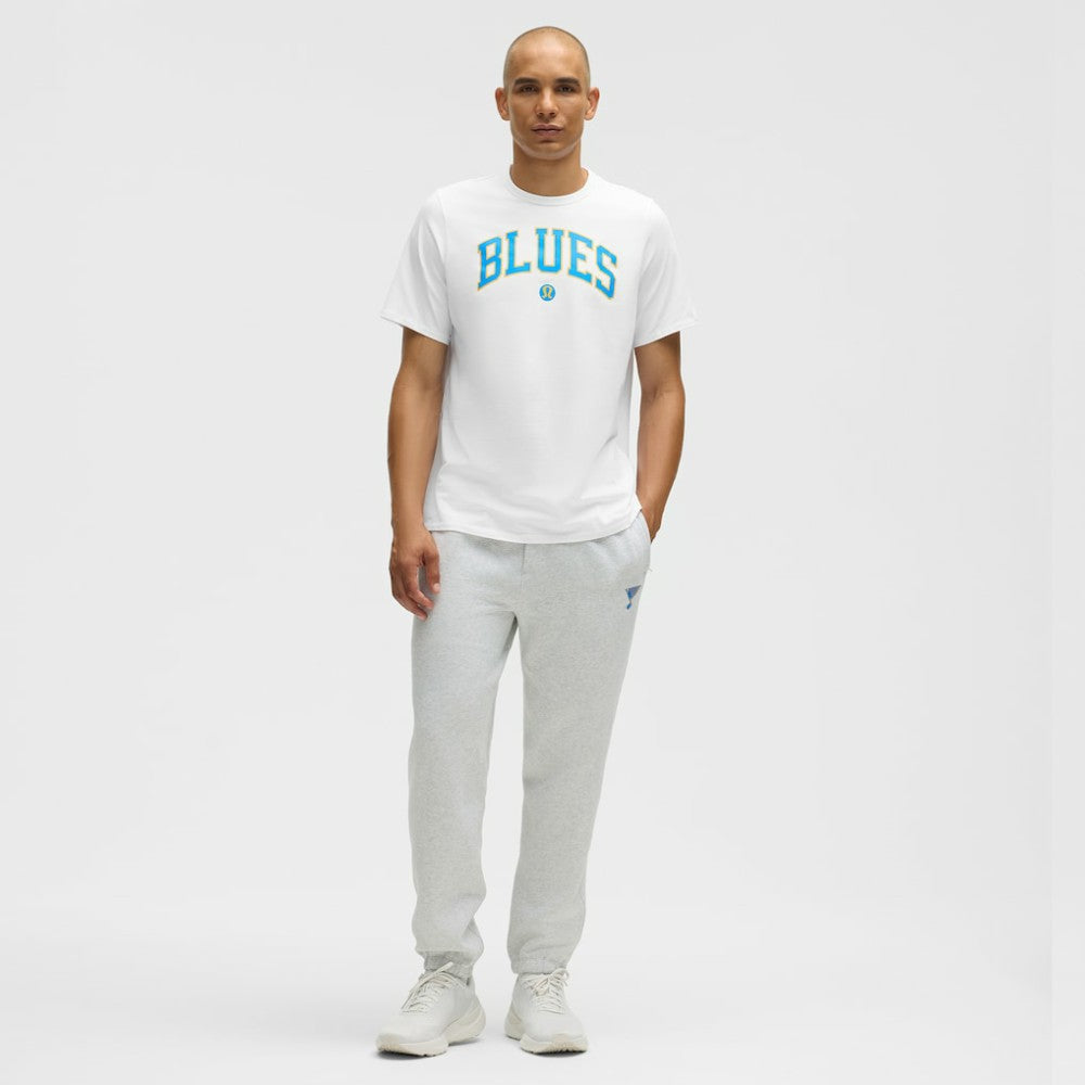 St. Louis Blues - lululemon Organic Cotton Classic-Fit T-Shirt White