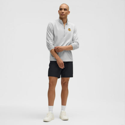 Chicago Blackhawks lululemon Soft Jersey Half-Zip Pullover - Heather Gray | NHL Jerseys