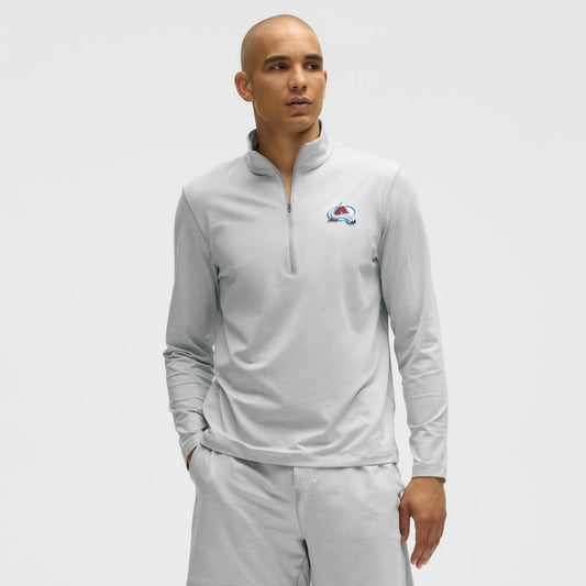 Colorado Avalanche lululemon Soft Jersey Half-Zip Pullover - Heather Gray | NHL Jerseys