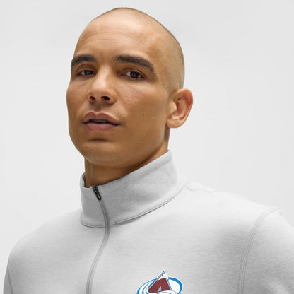 Colorado Avalanche lululemon Soft Jersey Half-Zip Pullover - Heather Gray | NHL Jerseys