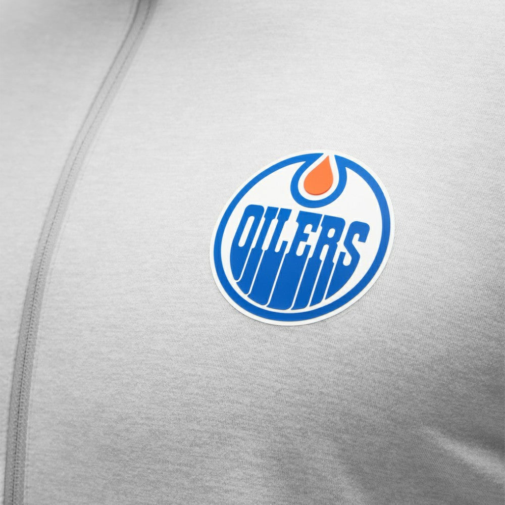Edmonton Oilers - lululemon Soft Jersey Half-Zip Pullover Heather Gray