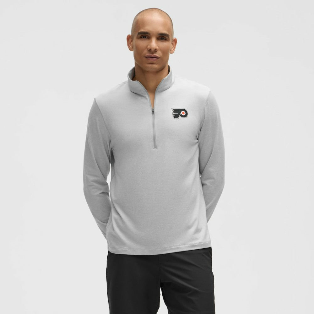 Philadelphia Flyers - lululemon Soft Jersey Half-Zip Pullover Heather Gray