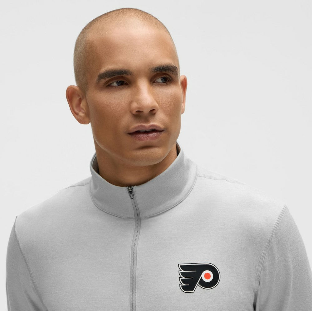 Philadelphia Flyers lululemon Soft Jersey Half-Zip Pullover - Heather Gray | NHL Jerseys