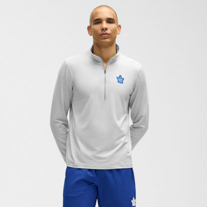 Toronto Maple Leafs lululemon Soft Jersey Half-Zip Pullover - Heather Gray | NHL Jerseys