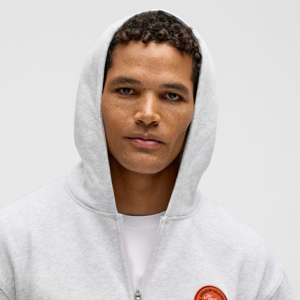 Anaheim Ducks - lululemon Steady State Full-Zip Hoodie Heathered Core Ultra Light Grey