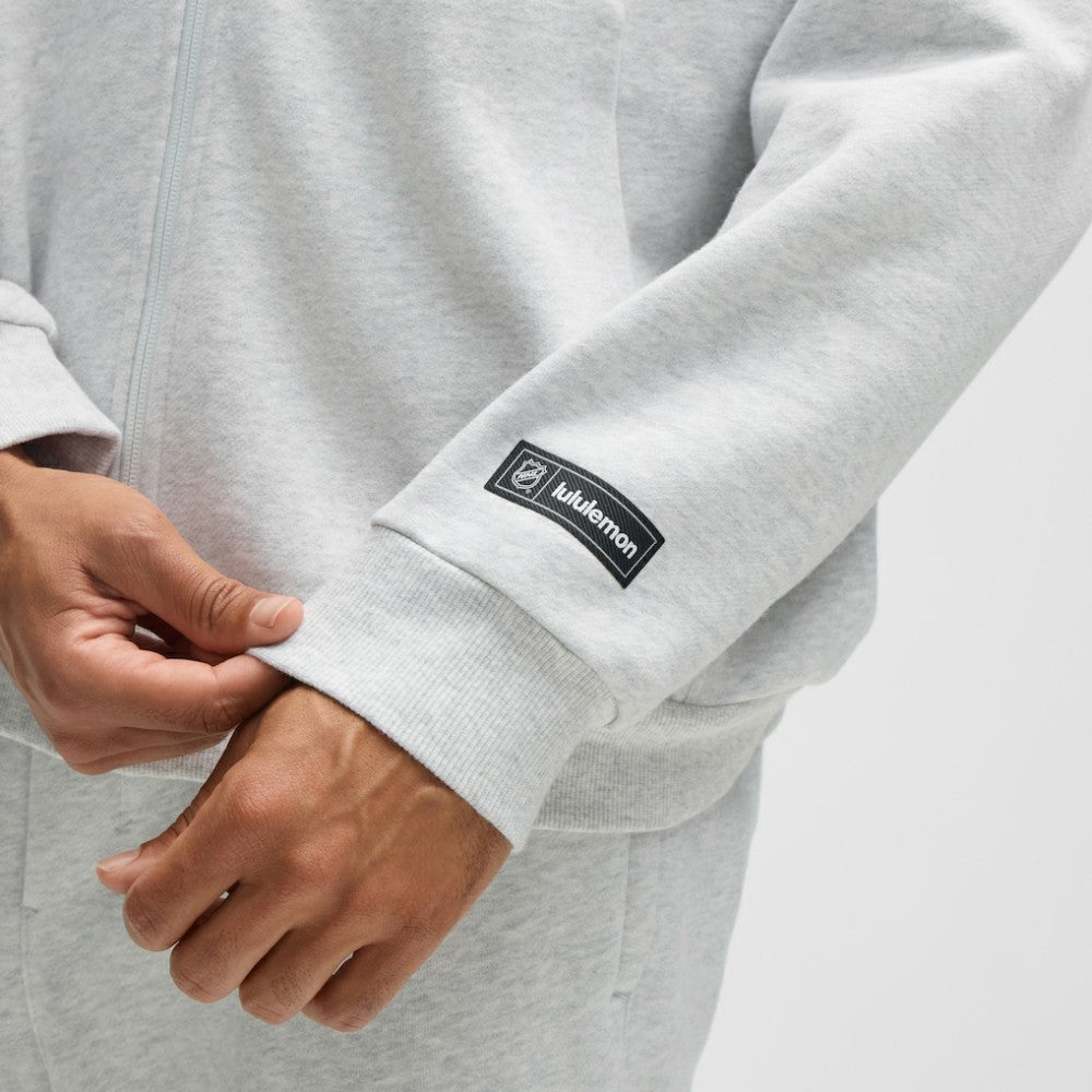 Columbus Blue Jackets - lululemon Steady State Full-Zip Hoodie Heathered Core Ultra Light Grey