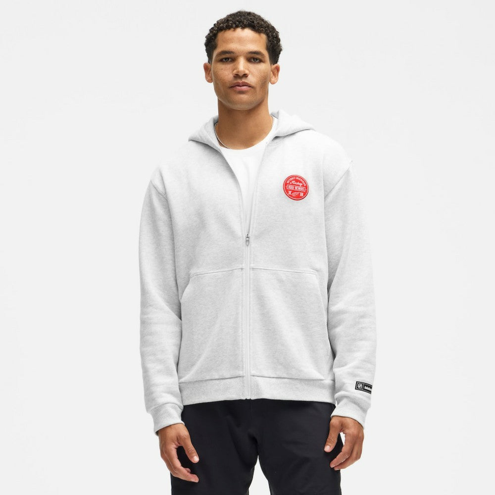 Detroit Red Wings - lululemon Steady State Full-Zip Hoodie Heathered Core Ultra Light Grey