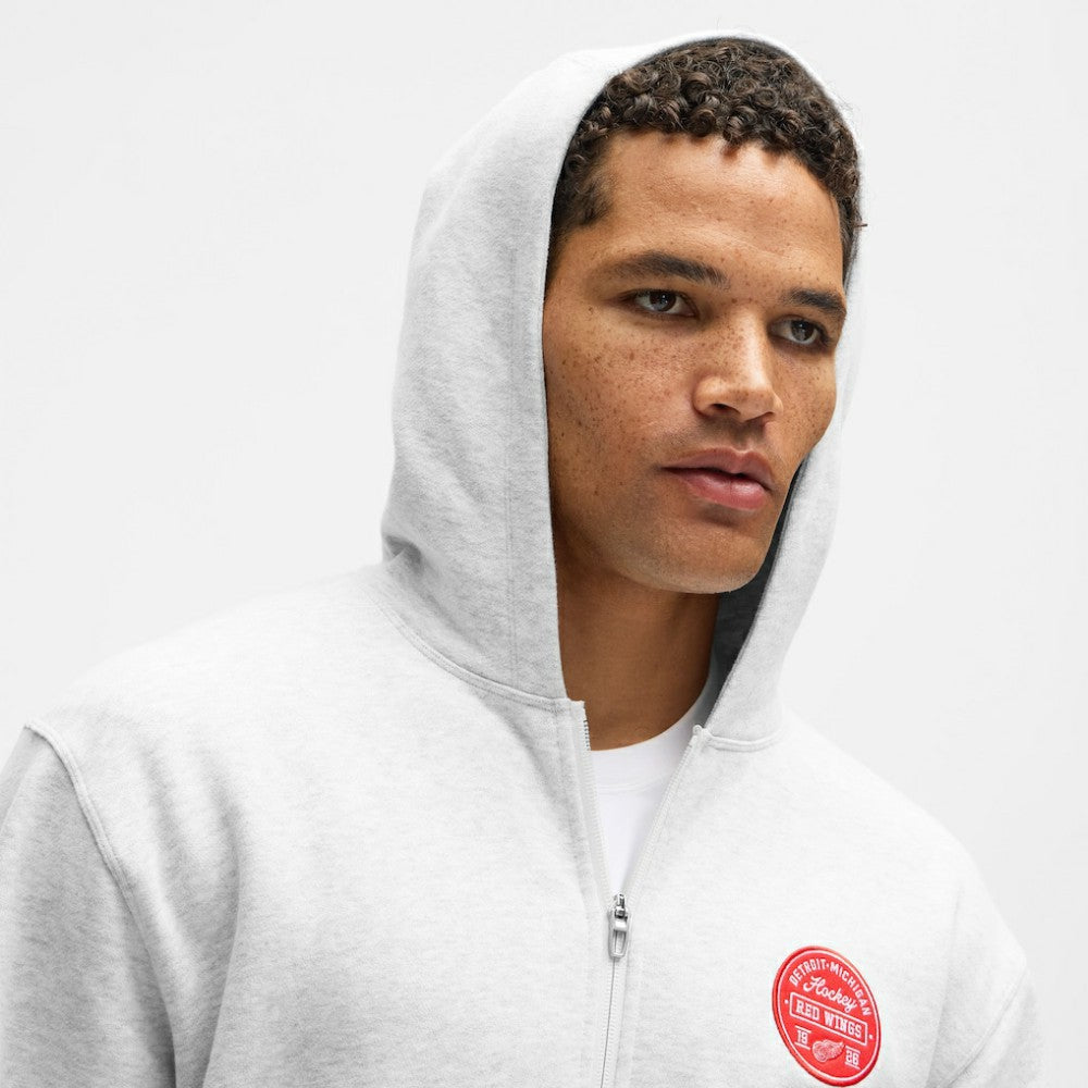 Detroit Red Wings - lululemon Steady State Full-Zip Hoodie Heathered Core Ultra Light Grey