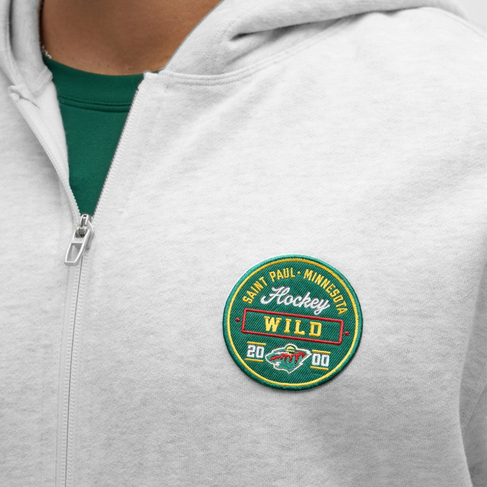 Minnesota Wild - lululemon Steady State Full-Zip Hoodie Heathered Core Ultra Light Grey