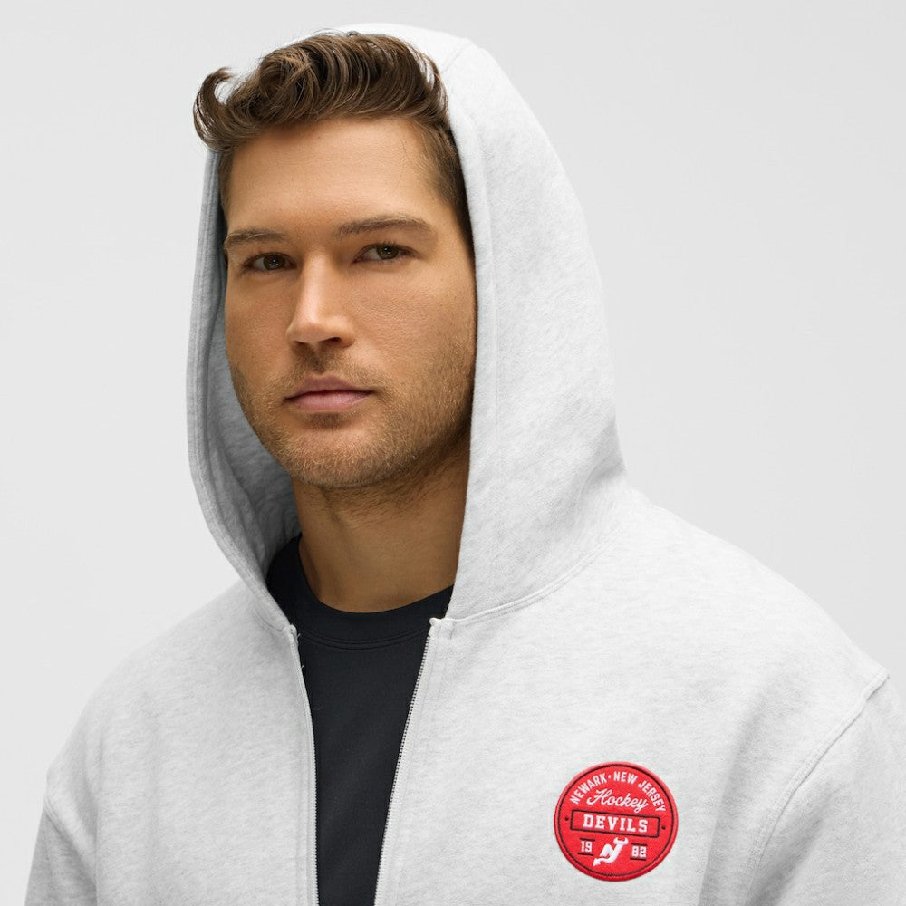 New Jersey Devils - lululemon Steady State Full-Zip Hoodie Heathered Core Ultra Light Grey