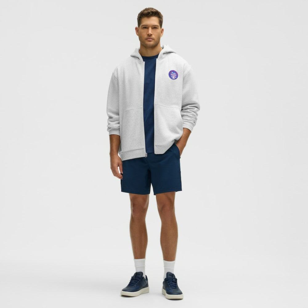 New York Rangers lululemon Steady State Full-Zip Hoodie Heathered Core Ultra Light Grey