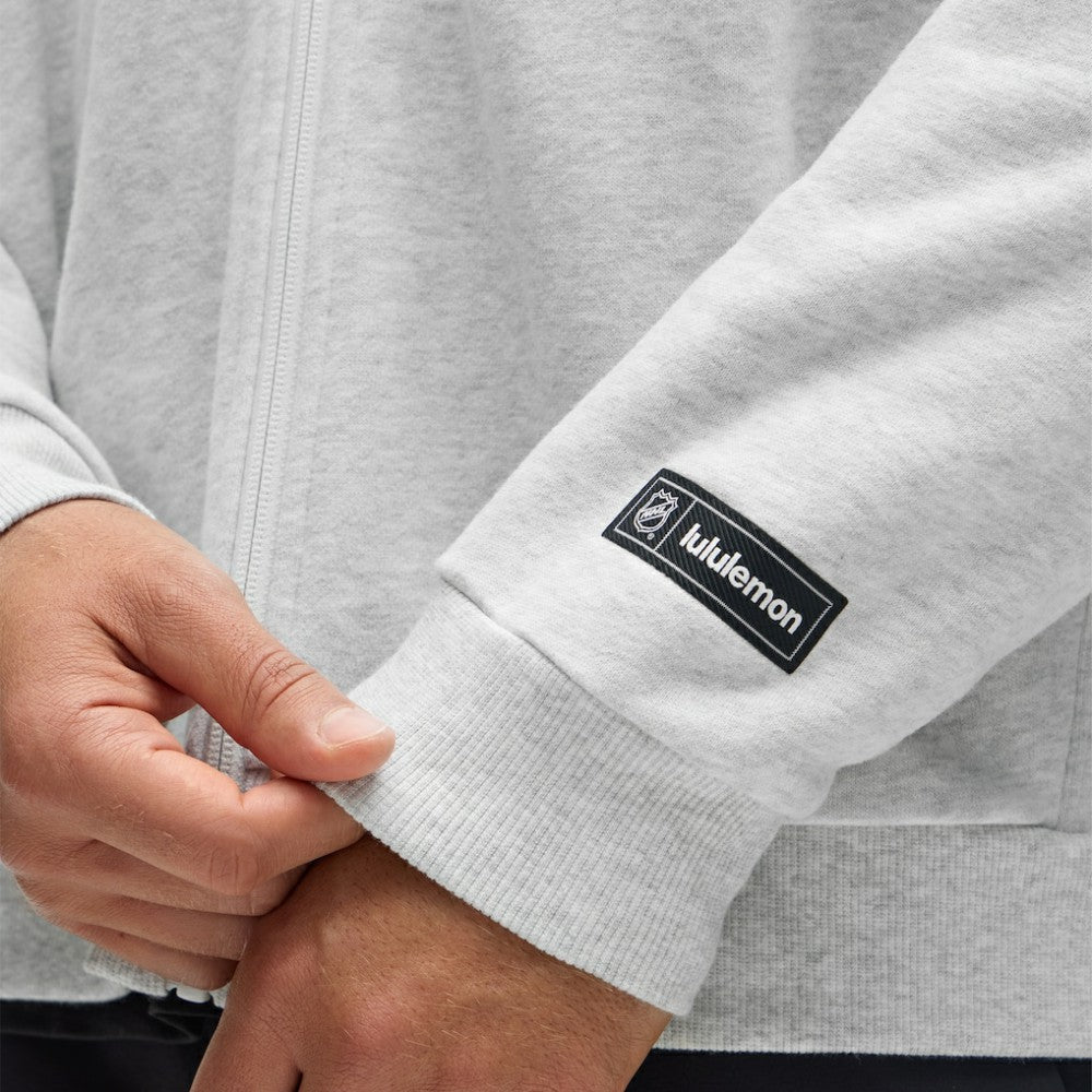 Pittsburgh Penguins lululemon Steady State Full-Zip Hoodie Heathered Core Ultra Light Grey
