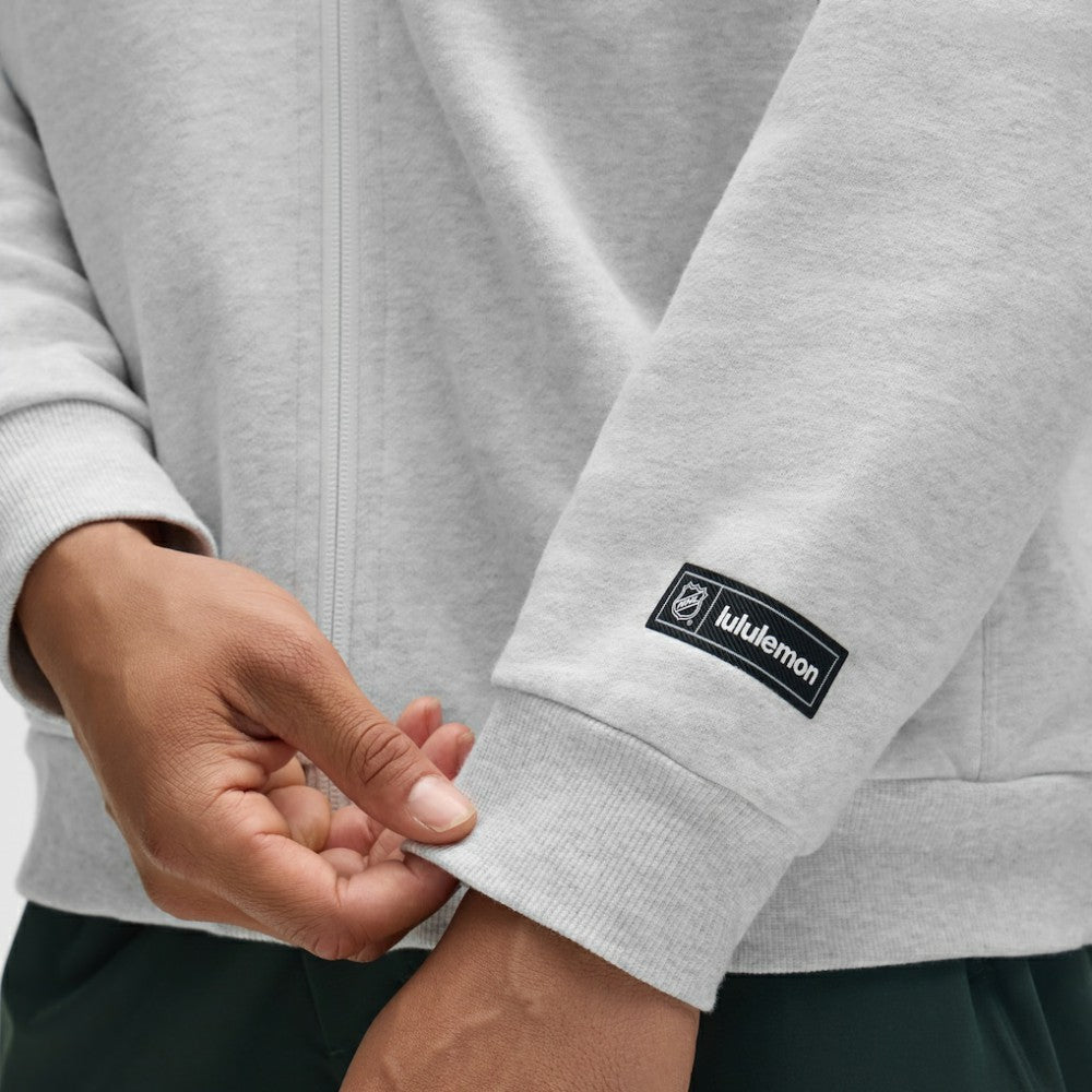 San Jose Sharks - lululemon Steady State Full-Zip Hoodie Heathered Core Ultra Light Grey