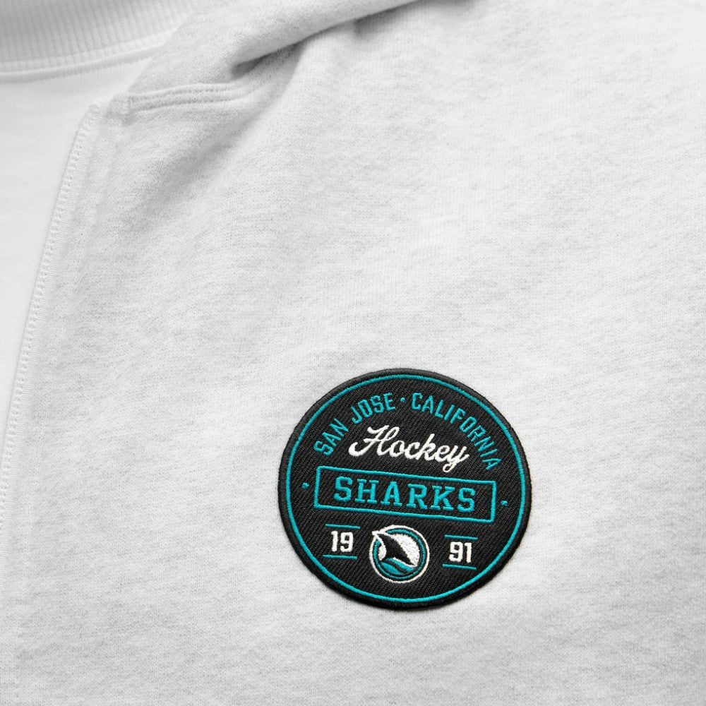 San Jose Sharks - lululemon Steady State Full-Zip Hoodie Heathered Core Ultra Light Grey