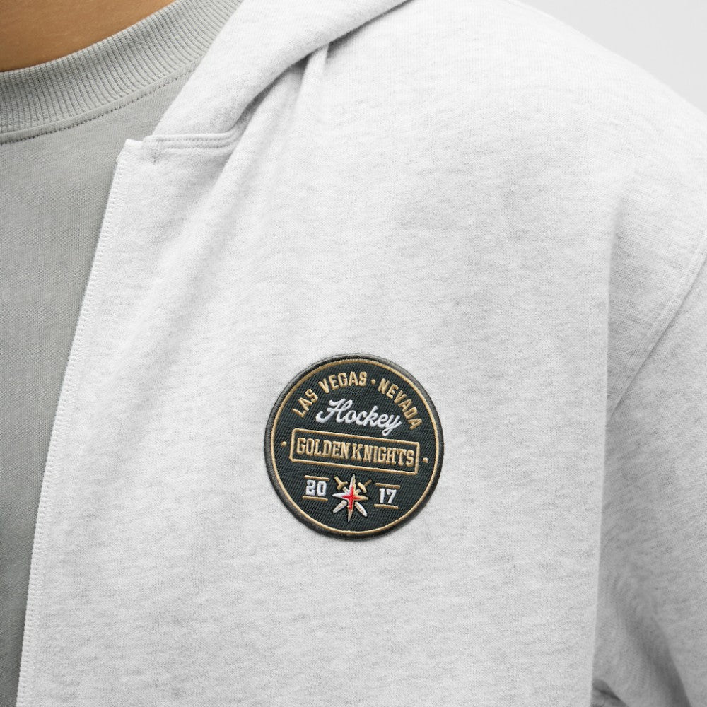 Vegas Golden Knights lululemon Steady State Full-Zip Hoodie Heathered Core Ultra Light Grey
