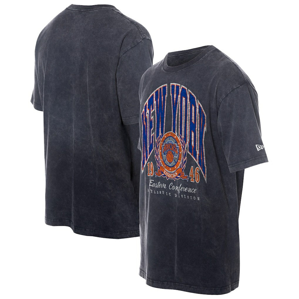 New Era - New York Knicks Sport Classics Mineral Washed T-Shirt - Black