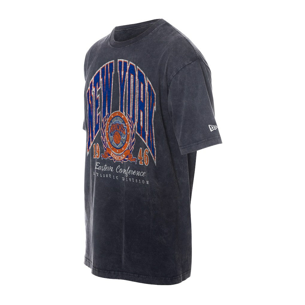 New Era - New York Knicks Sport Classics Mineral Washed T-Shirt - Black