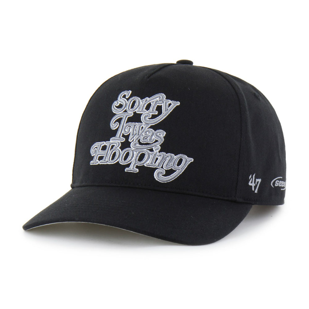 47 brand - San Antonio Spurs Brand Seen by '47 Sorry I Was Hooping Hitch Adjustable Hat - Black