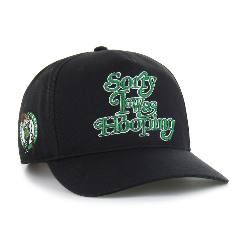 47 brand - Boston Celtics Brand Seen by '47 Sorry I Was Hooping Hitch Adjustable Hat - Black