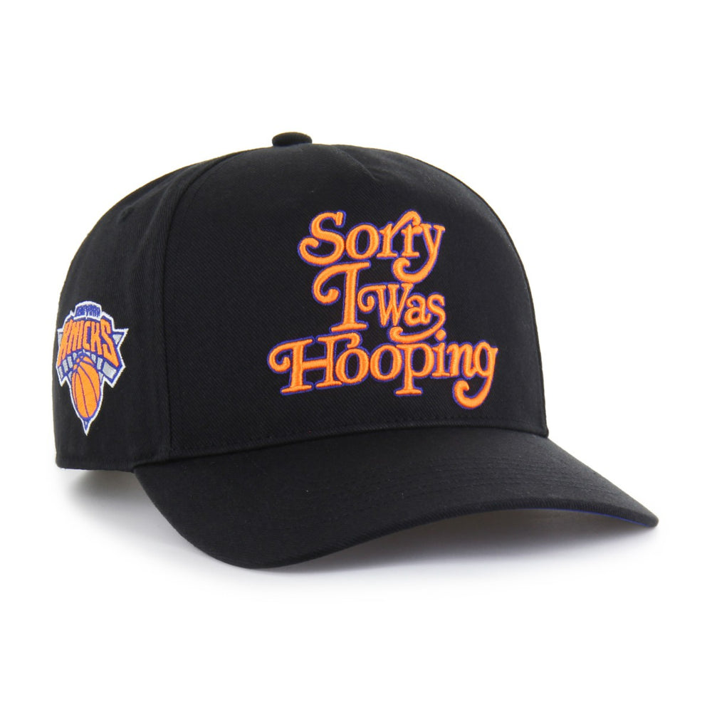 47 brand - New York Knicks Brand Seen by '47 Sorry I Was Hooping Hitch Adjustable Hat - Black