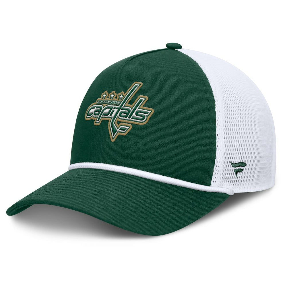 Washington Capitals Fanatics Bermuda A-Frame Adjustable Hat Green/White