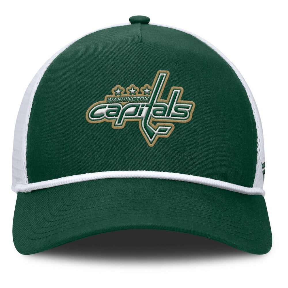 Washington Capitals Fanatics Bermuda A-Frame Adjustable Hat Green/White