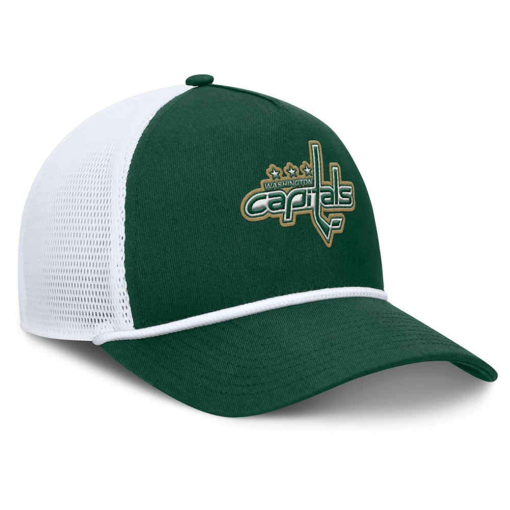 Washington Capitals Fanatics Bermuda A-Frame Adjustable Hat Green/White
