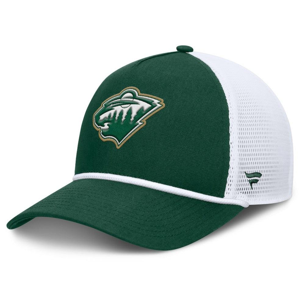 Minnesota Wild - Fanatics Bermuda A-Frame Adjustable Hat Green/White