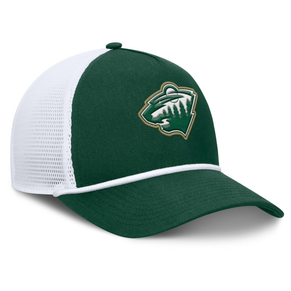 Minnesota Wild - Fanatics Bermuda A-Frame Adjustable Hat Green/White