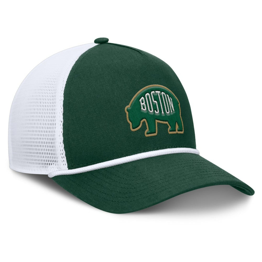 Boston Bruins Fanatics Bermuda A-Frame Adjustable Hat Green/White