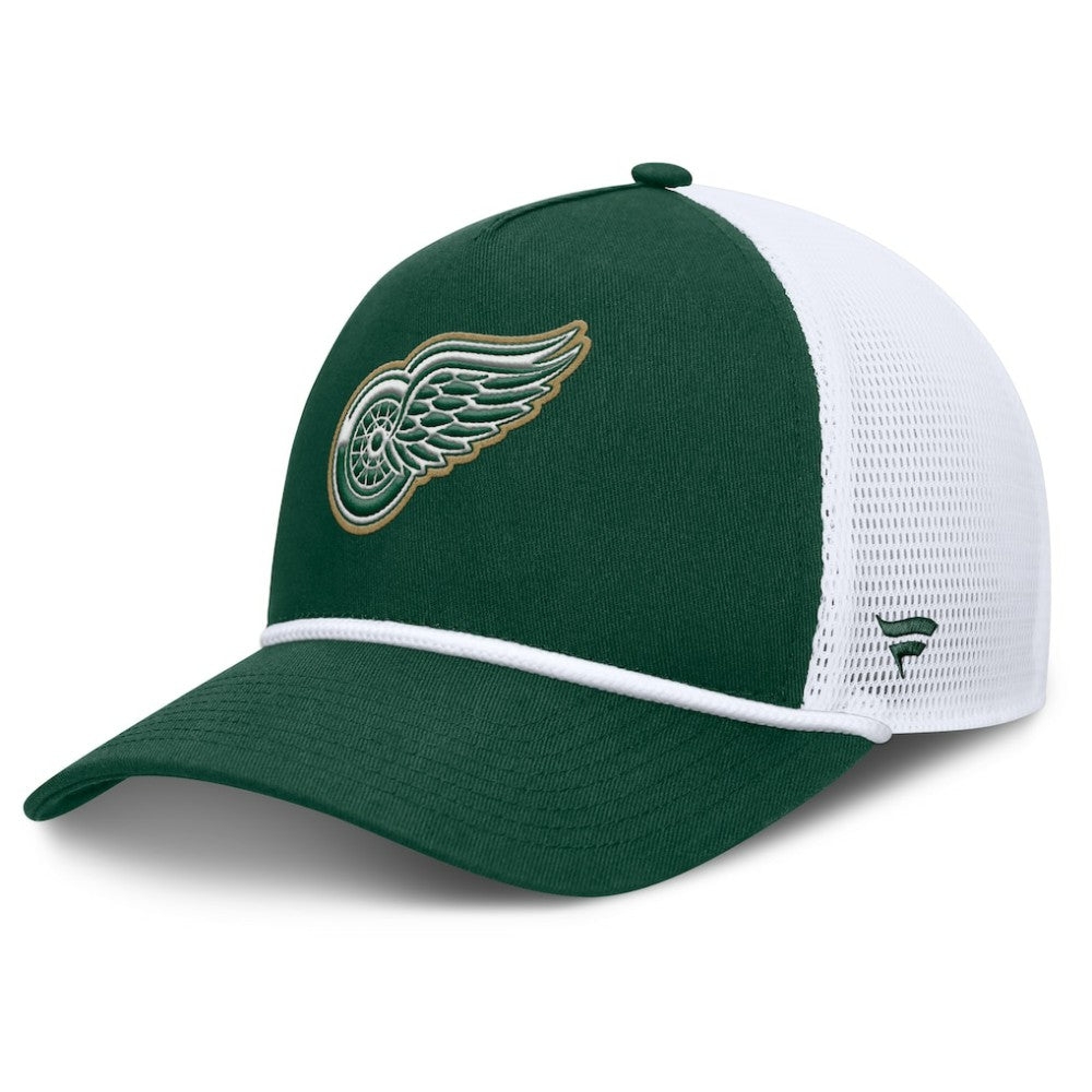 Detroit Red Wings - Fanatics Bermuda A-Frame Adjustable Hat Green/White