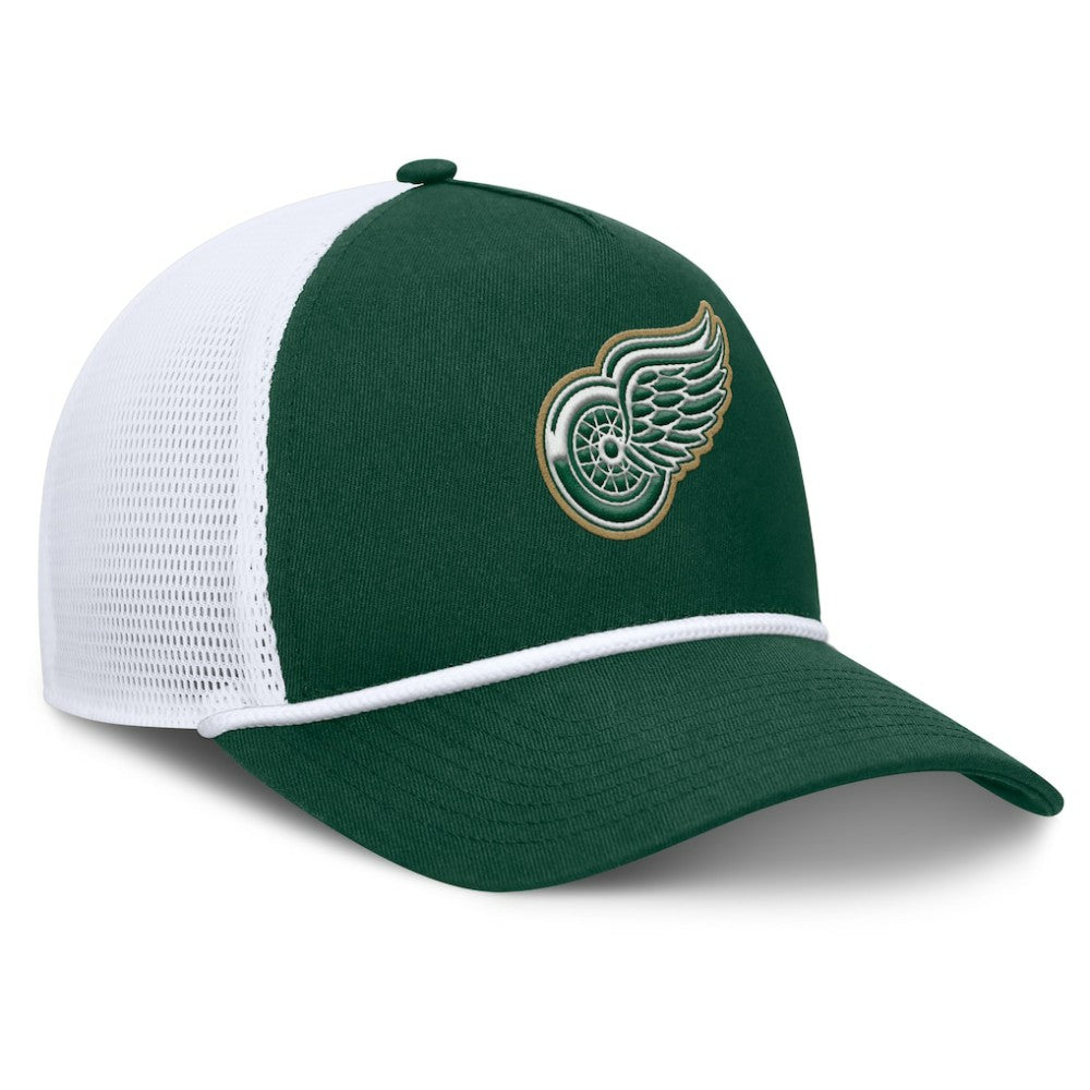 Detroit Red Wings - Fanatics Bermuda A-Frame Adjustable Hat Green/White