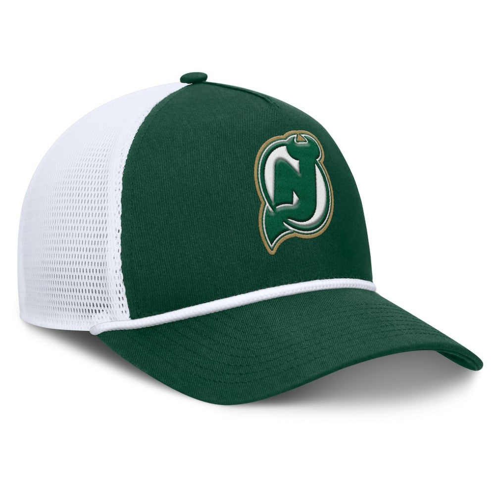 New Jersey Devils - Fanatics Bermuda A-Frame Adjustable Hat Green/White