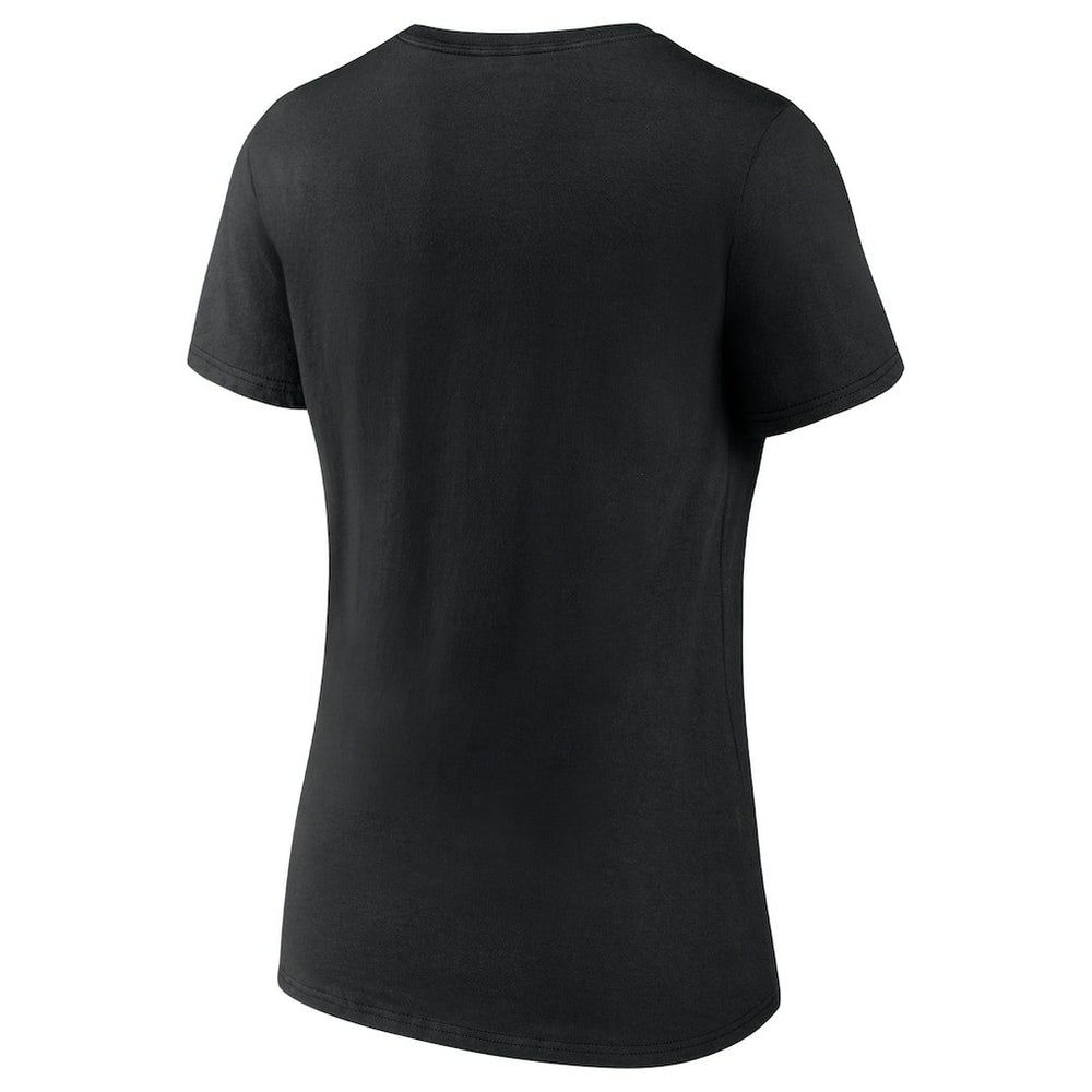 Philadelphia Eagles Women's Push On V-Neck T-Shirt Black - NFL