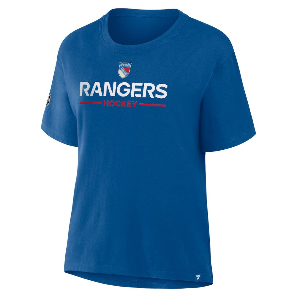 New York Rangers Fanatics Women's Centennial T-Shirt Blue