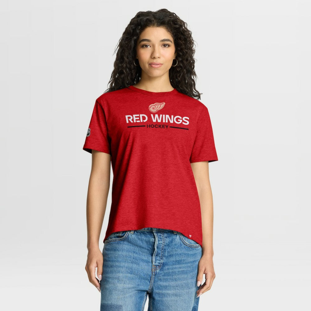 Detroit Red Wings - Fanatics Women's Centennial T-Shirt Red