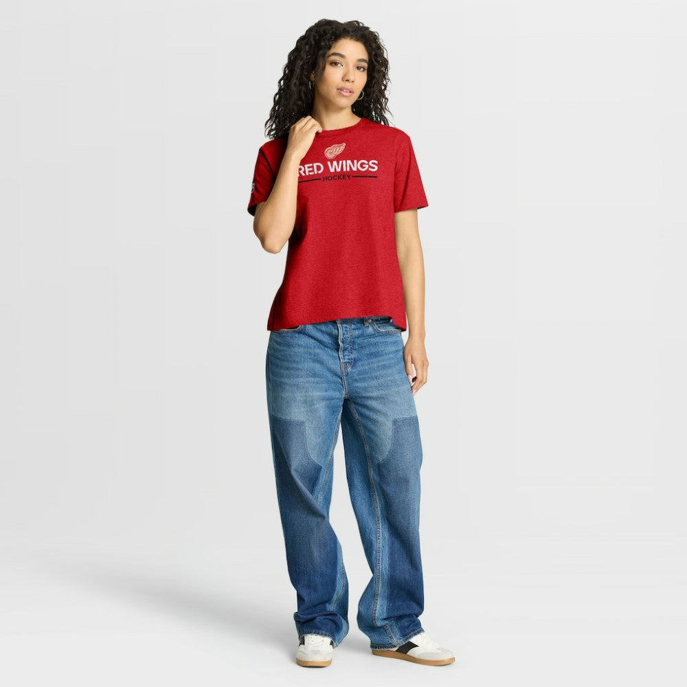 Detroit Red Wings - Fanatics Women's Centennial T-Shirt Red