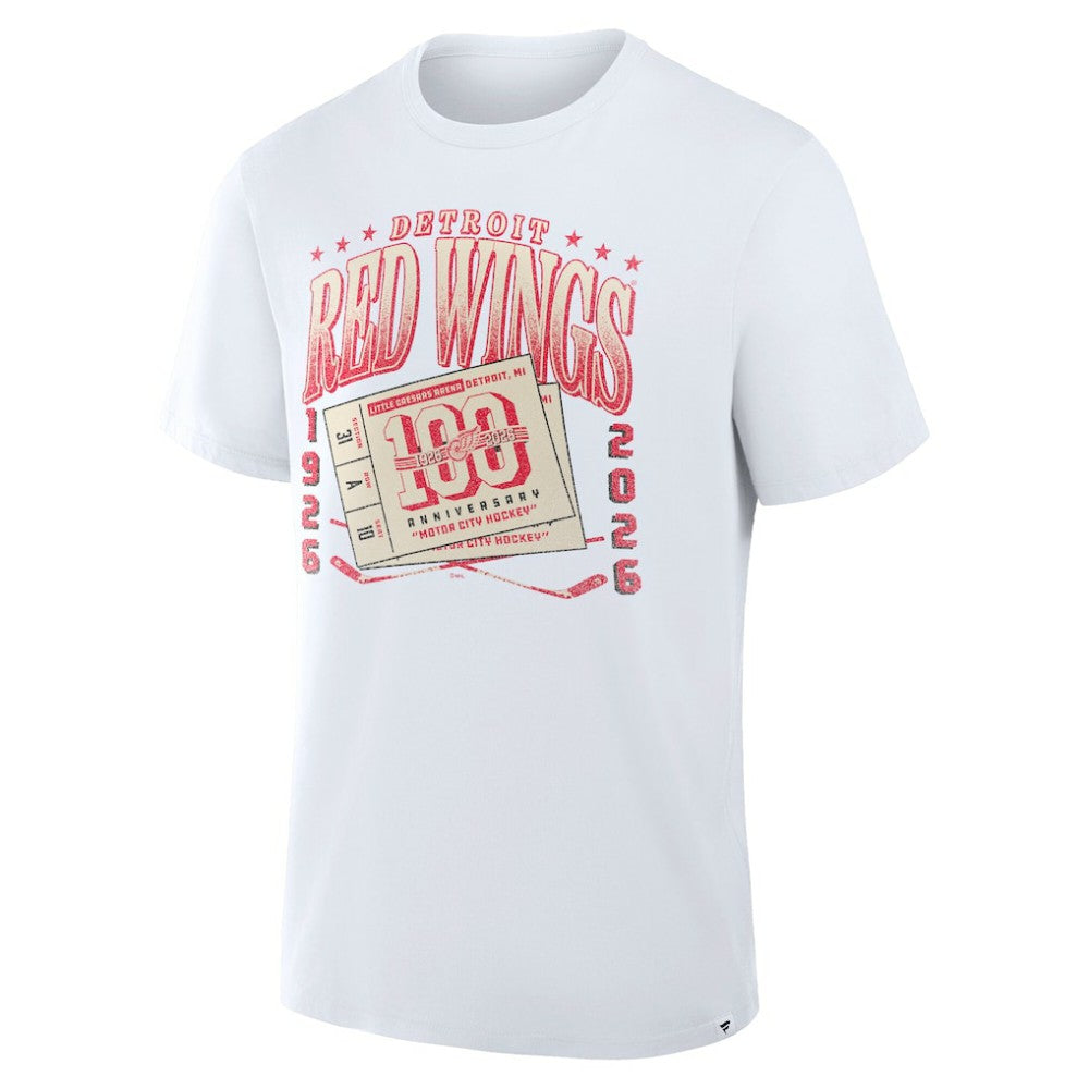Detroit Red Wings - Fanatics Centennial Legacy T-Shirt White