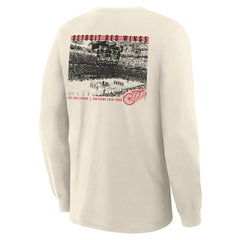 Detroit Red Wings - Fanatics Centennial Legacy Long Sleeve T-Shirt Beige