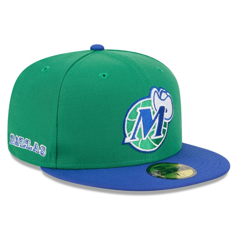 New Era - Dallas Mavericks 2025/26 Classic Edition Jersey Hook 59FIFTY Fitted Hat - Green/Blue