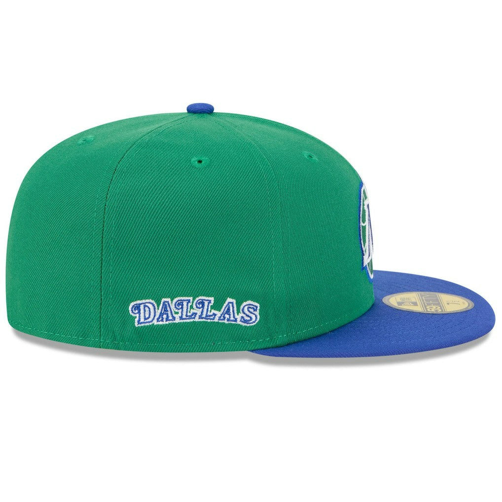 New Era - Dallas Mavericks 2025/26 Classic Edition Jersey Hook 59FIFTY Fitted Hat - Green/Blue