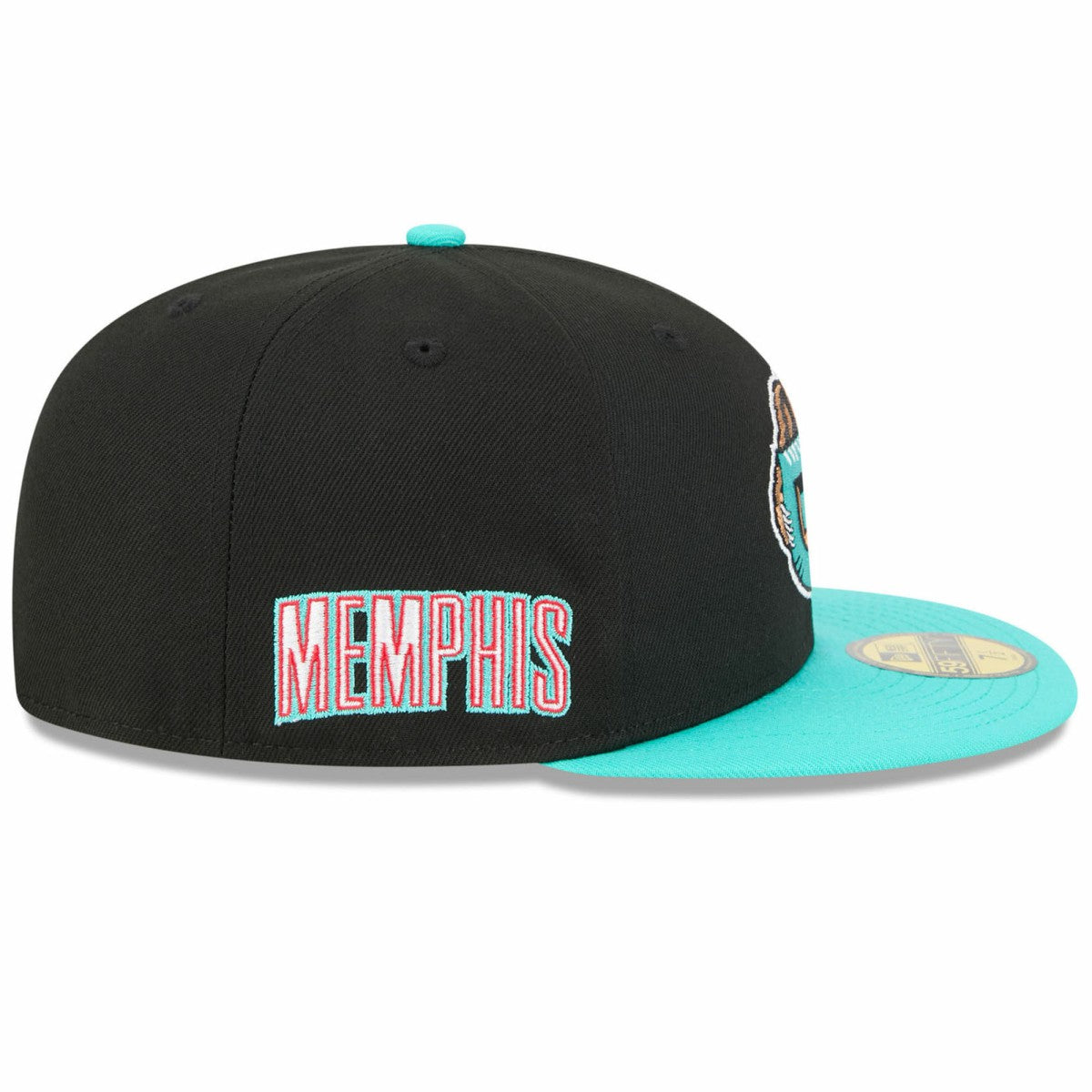 New Era - Memphis Grizzlies 2025/26 Classic Edition Jersey Hook 59FIFTY Fitted Hat - Black/Turquoise