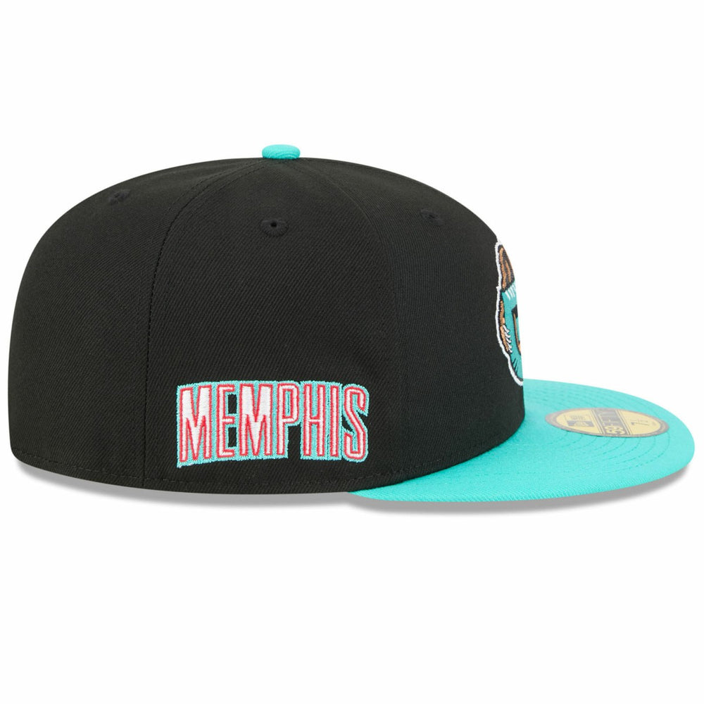New Era - Memphis Grizzlies 2025/26 Classic Edition Jersey Hook 59FIFTY Fitted Hat - Black/Turquoise