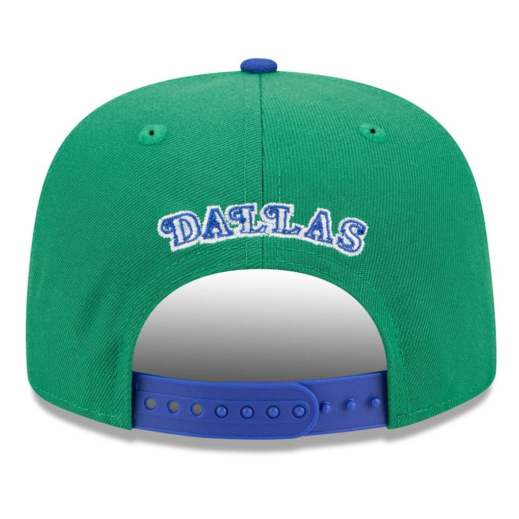 New Era - Dallas Mavericks 2025/26 Classic Edition Jersey Hook A-Frame 9FIFTY Snapback Hat - Green/Blue