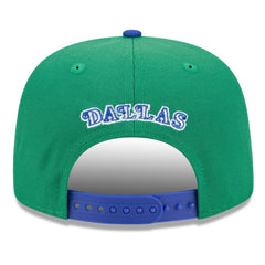 New Era - Dallas Mavericks 2025/26 Classic Edition Jersey Hook A-Frame 9FIFTY Snapback Hat - Green/Blue