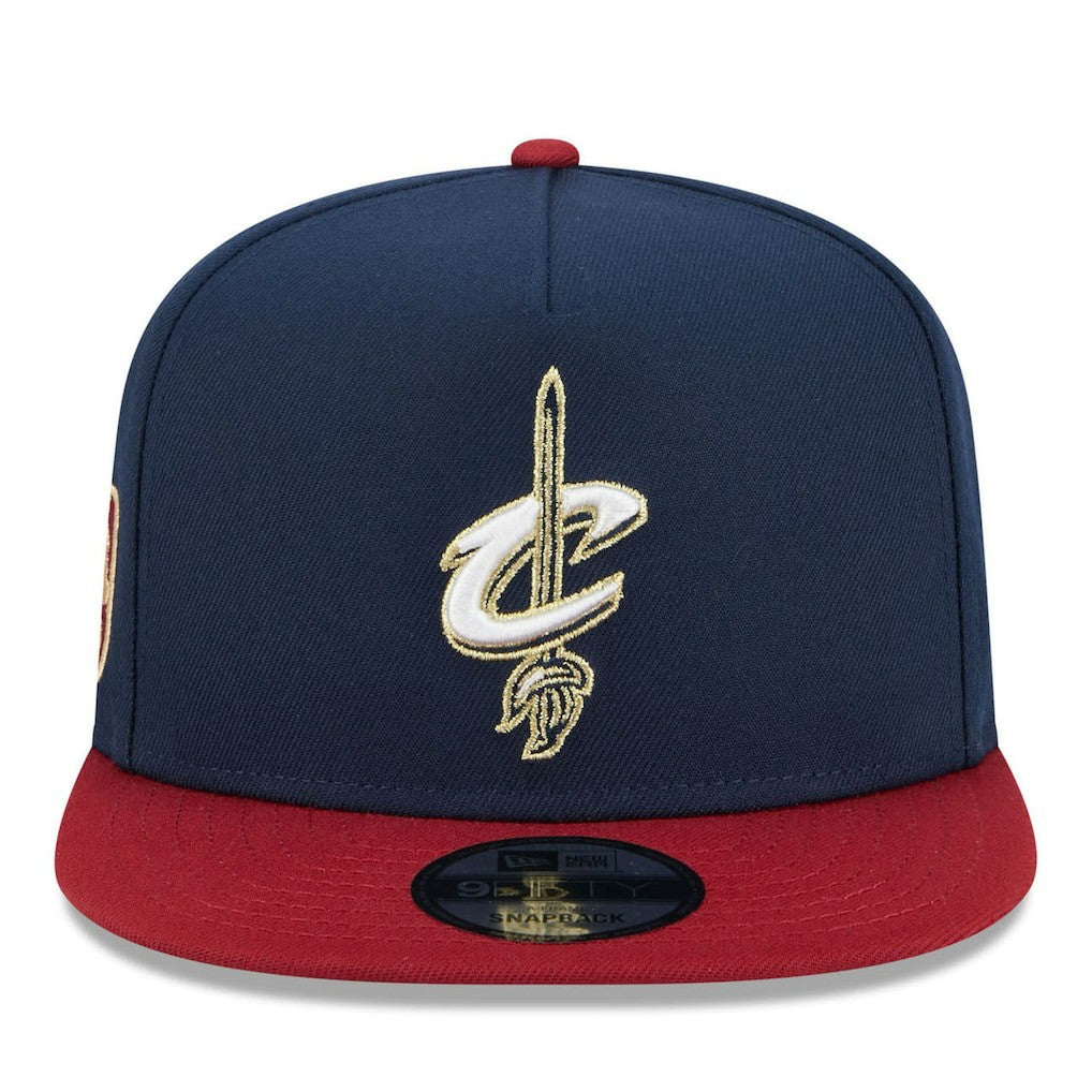 New Era - Cleveland Cavaliers 2025/26 Classic Edition Jersey Hook A-Frame 9FIFTY Snapback Hat - Navy/Wine