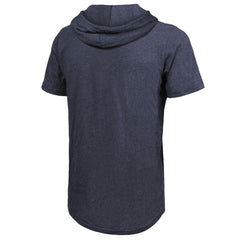 NBA - Minnesota Timberwolves Majestic Threads Tri-Blend Hoodie T-Shirt - Navy