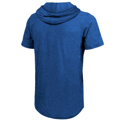 NBA - New York Knicks Majestic Threads Tri-Blend Hoodie T-Shirt - Royal